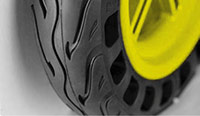 Puncture Proof Anti-Skid Tyres
